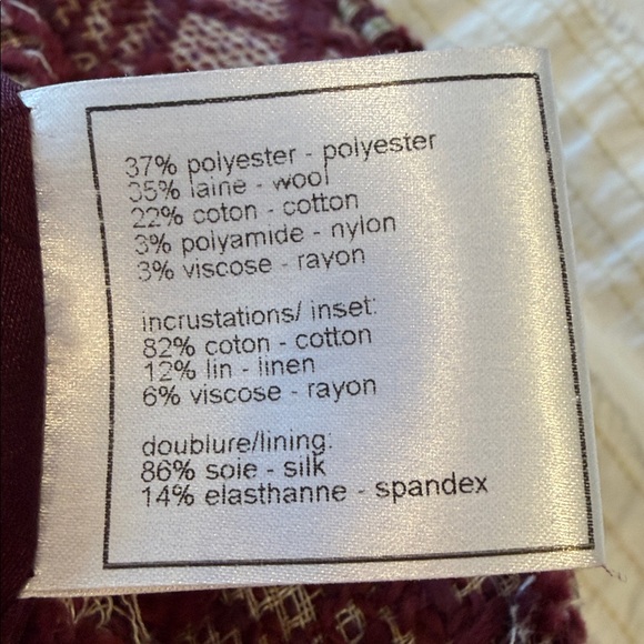 Chanel Burgundy Tweed Dress - Picture 12 of 17